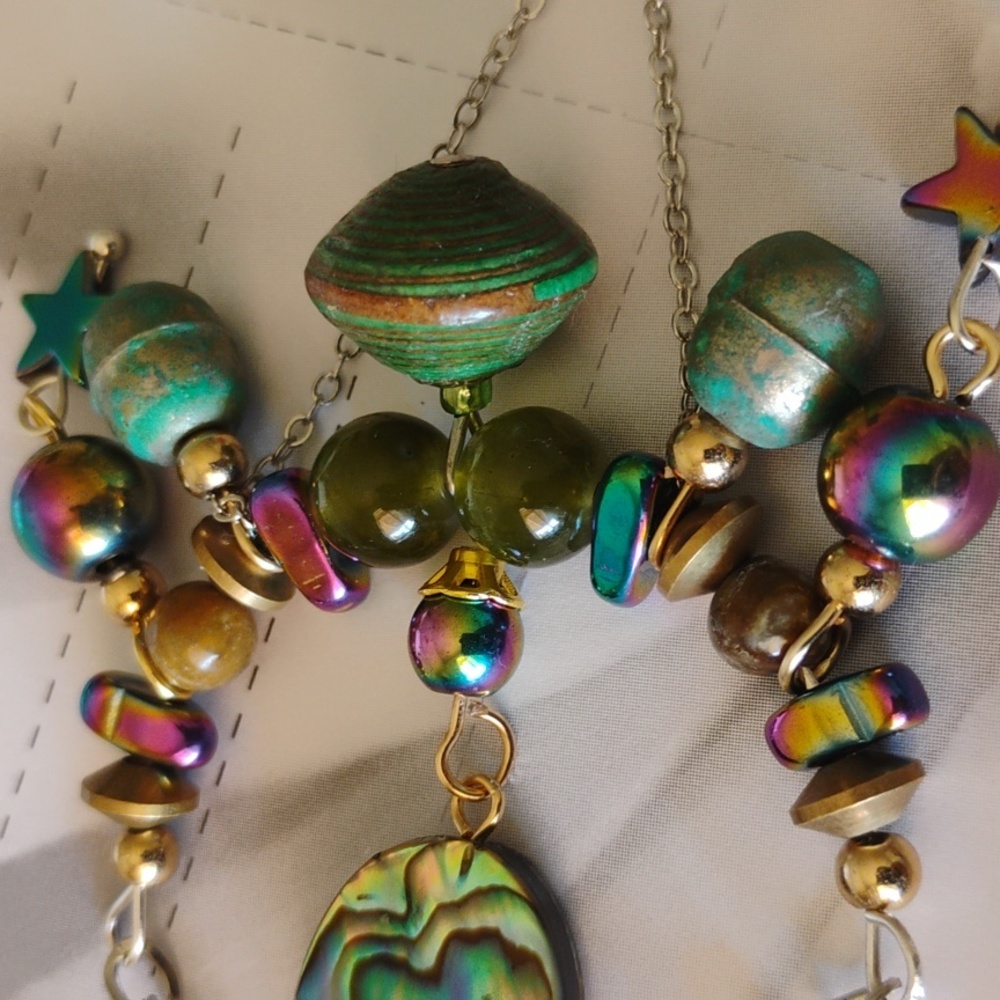 Boho Cosmic Style Stellar Statement Earrings With… - image 8